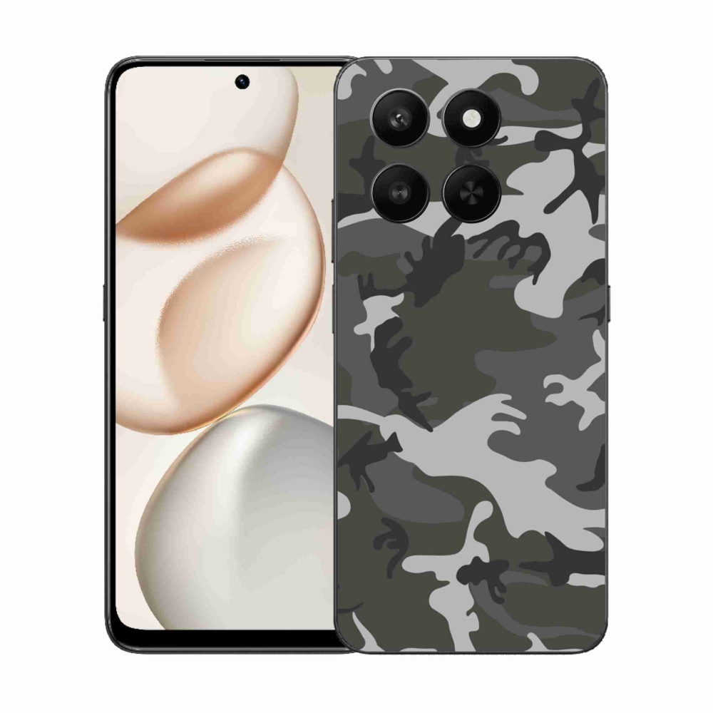 Gelový kryt mmCase na Honor 400 Smart 5G/4G/Honor X7d - maskáčový vzor