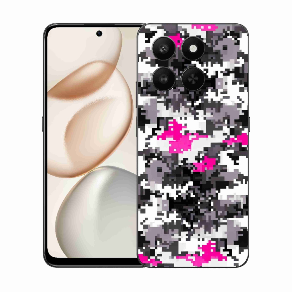 Gelový kryt mmCase na Honor 400 Smart 5G/4G/Honor X7d - maskáčový vzor 4