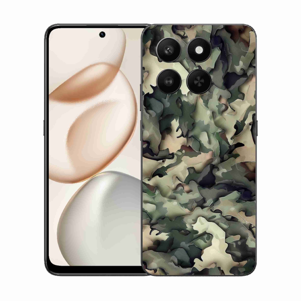 Gelový kryt mmCase na Honor 400 Smart 5G/4G/Honor X7d - maskáčový vzor 9