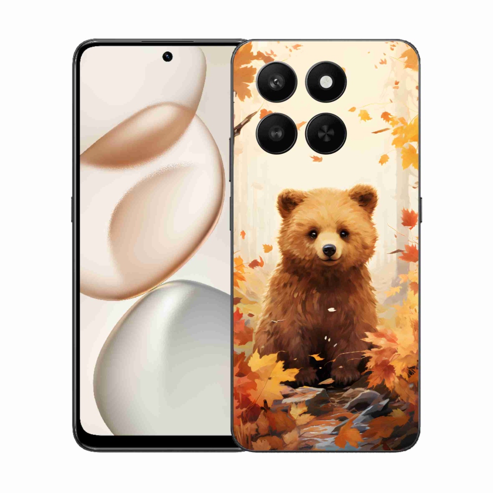 Gelový kryt mmCase na Honor 400 Smart 5G/4G/Honor X7d - medvěd v lese