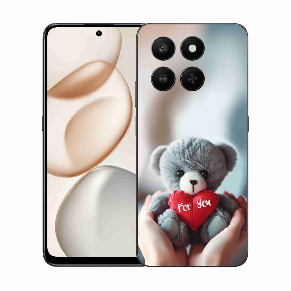 Gelový kryt mmCase na Honor 400 Smart 5G/4G/Honor X7d - medvídek pro zamilované