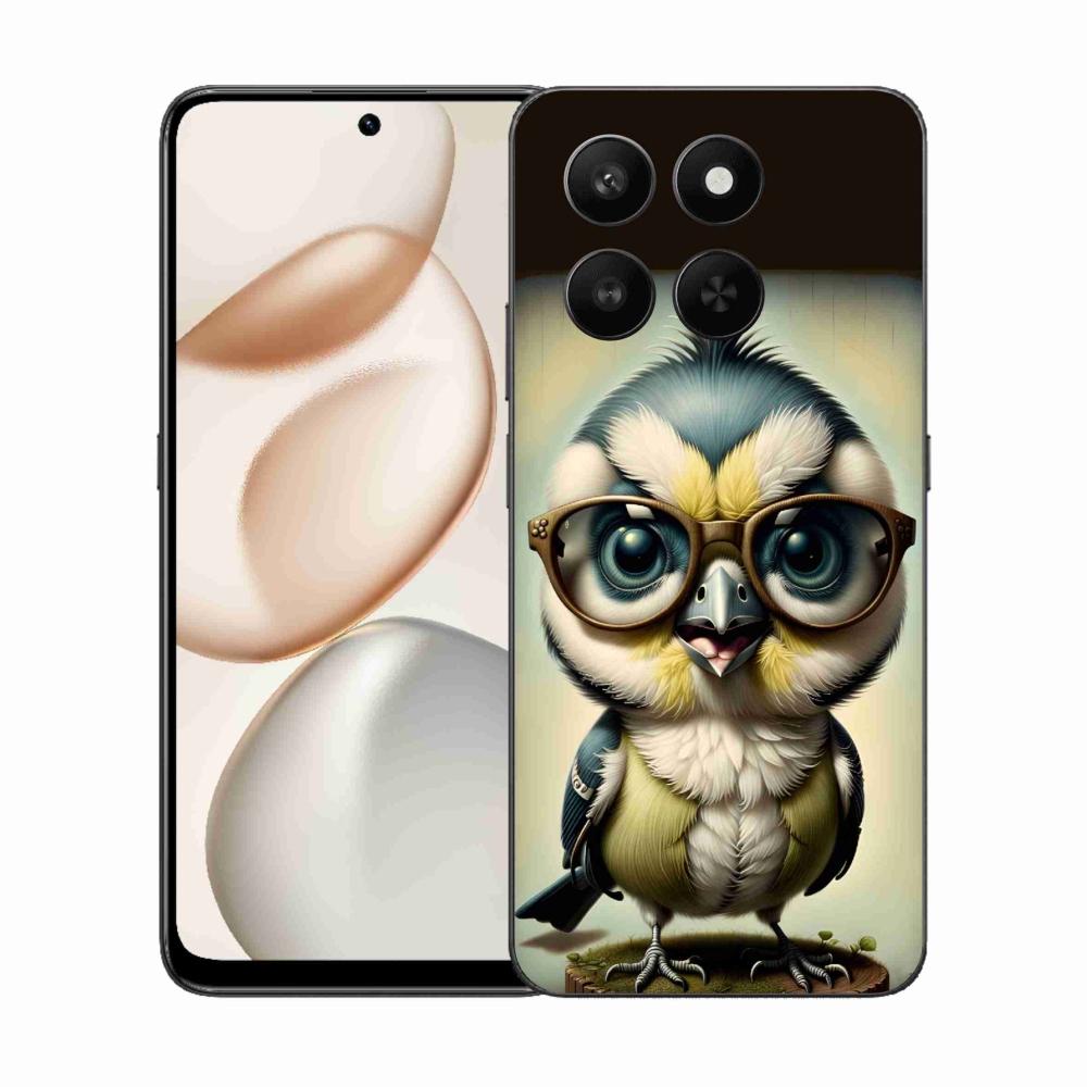 Gelový kryt mmCase na Honor 400 Smart 5G/4G/Honor X7d - mládě s brýlemi