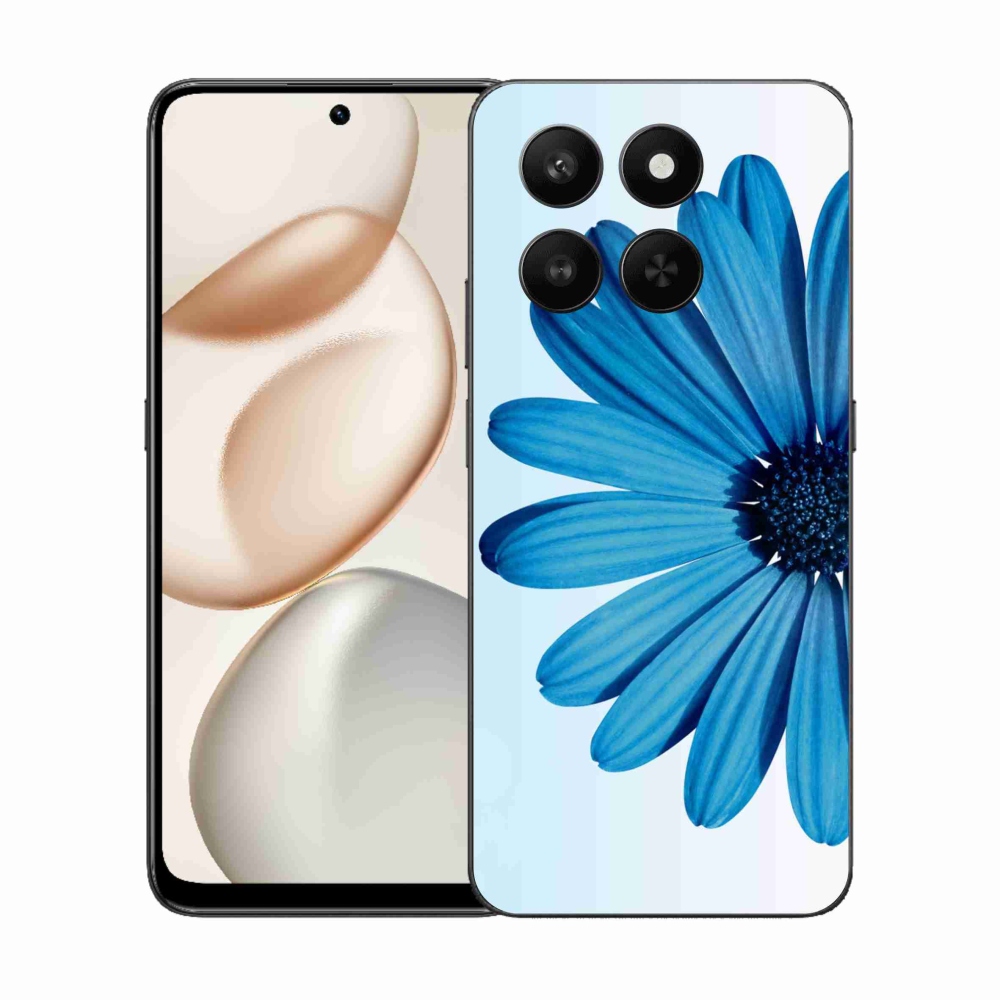 Gelový kryt mmCase na Honor 400 Smart 5G/4G/Honor X7d - modrá kopretina