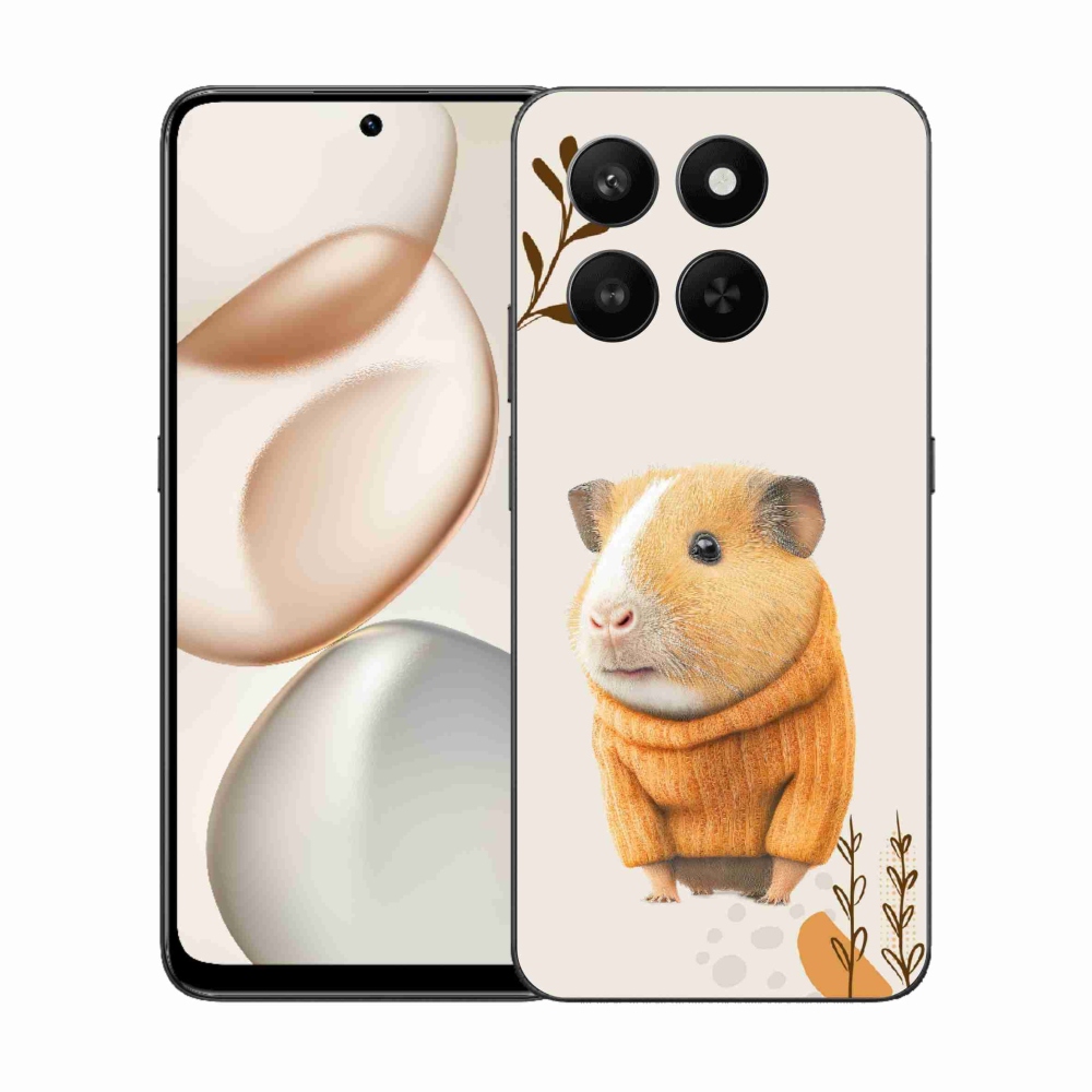 Gelový kryt mmCase na Honor 400 Smart 5G/4G/Honor X7d - morče ve svetru