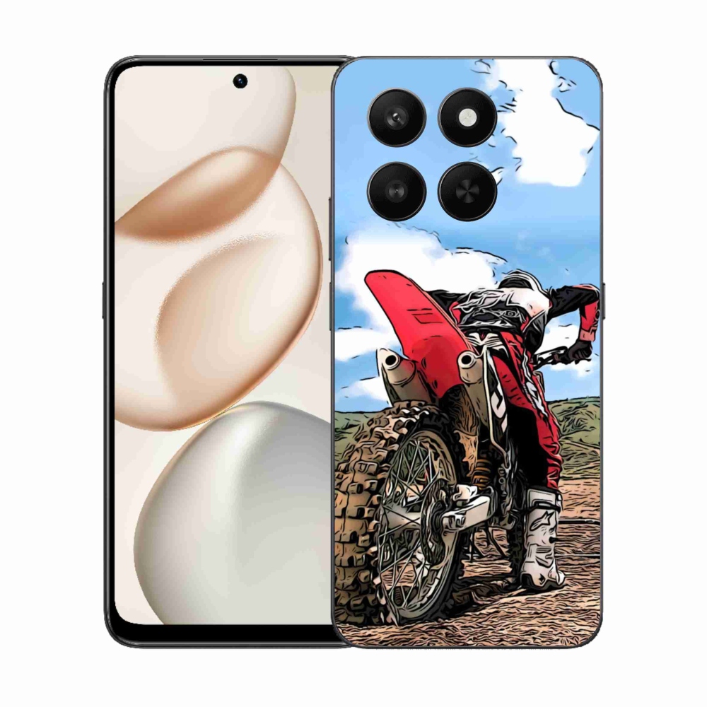 Gelový kryt mmCase na Honor 400 Smart 5G/4G/Honor X7d - moto