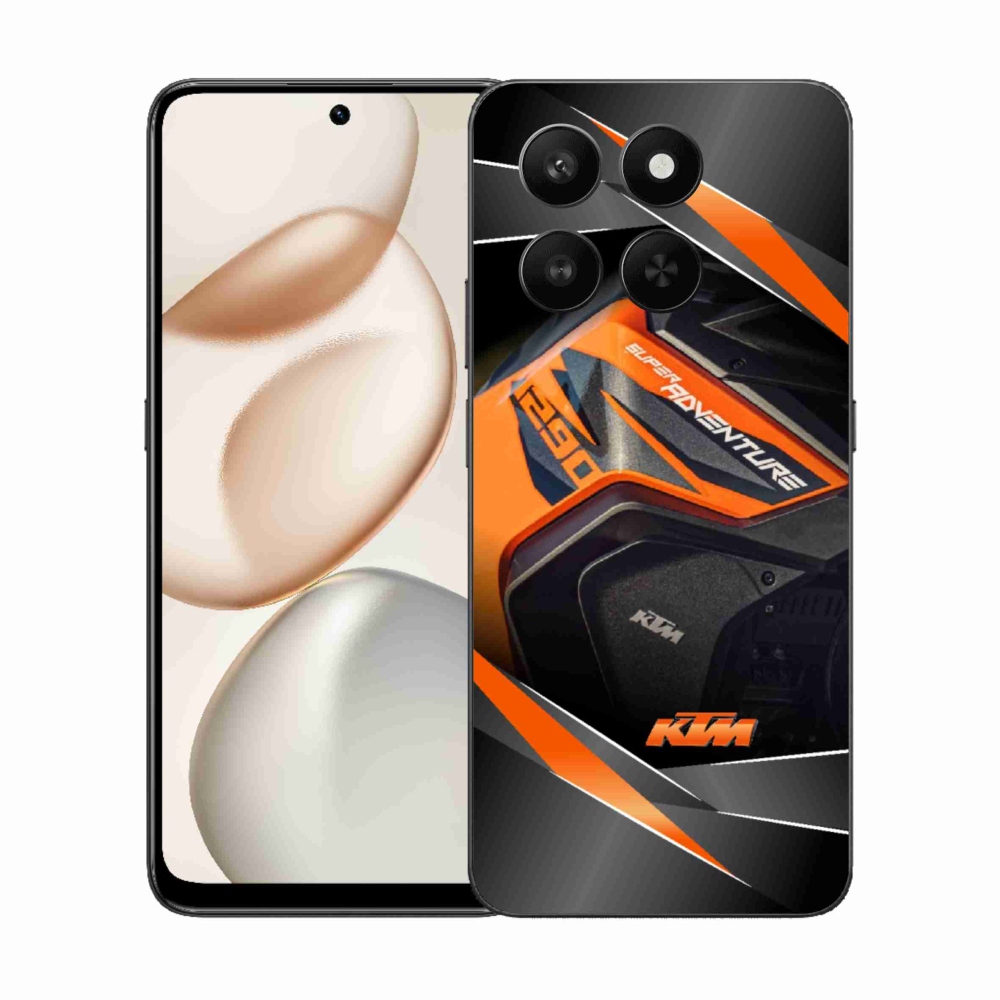 Gelový kryt mmCase na Honor 400 Smart 5G/4G/Honor X7d - motorka ktm