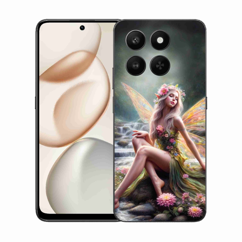 Gelový kryt mmCase na Honor 400 Smart 5G/4G/Honor X7d - motýlí žena 1