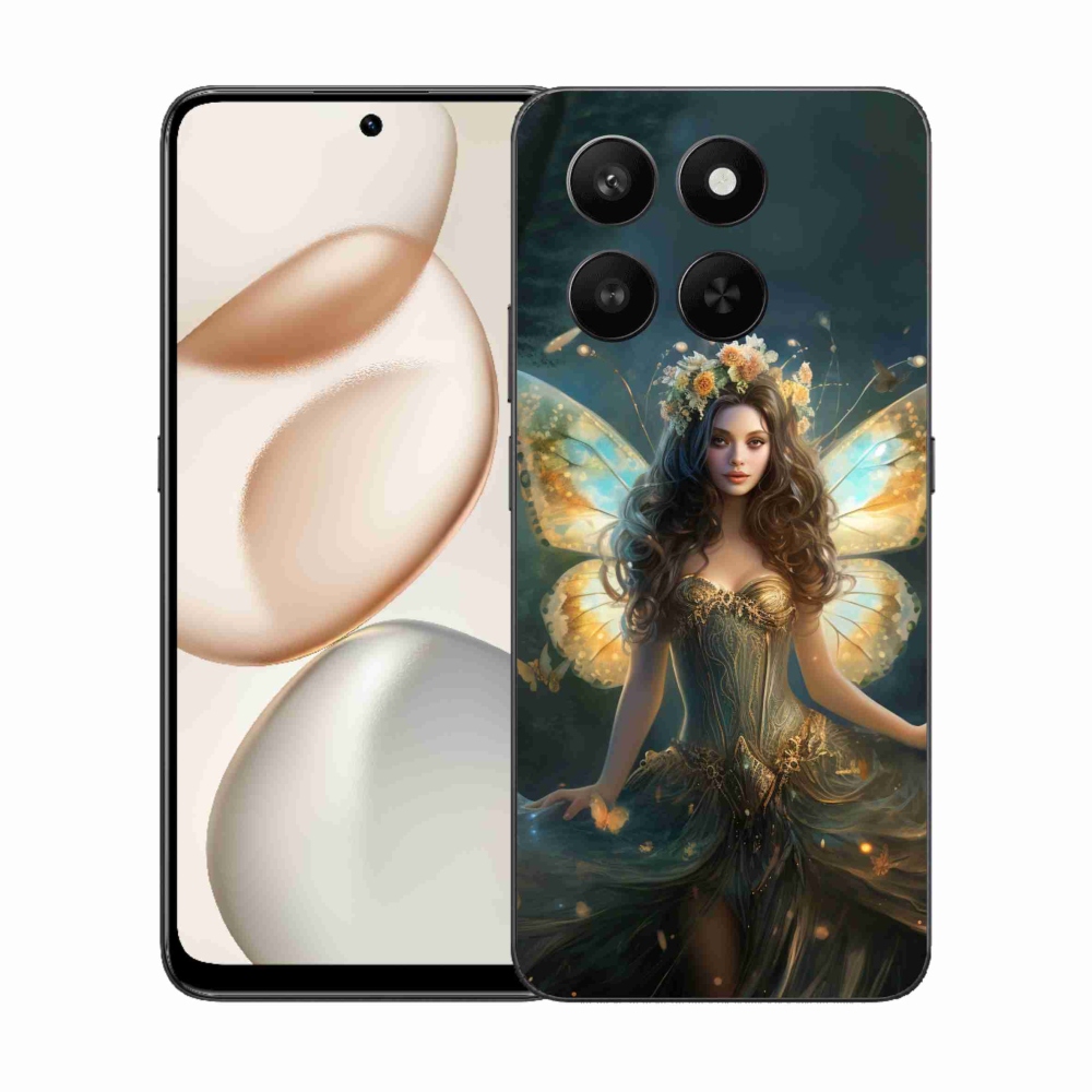 Gelový kryt mmCase na Honor 400 Smart 5G/4G/Honor X7d - motýlí žena