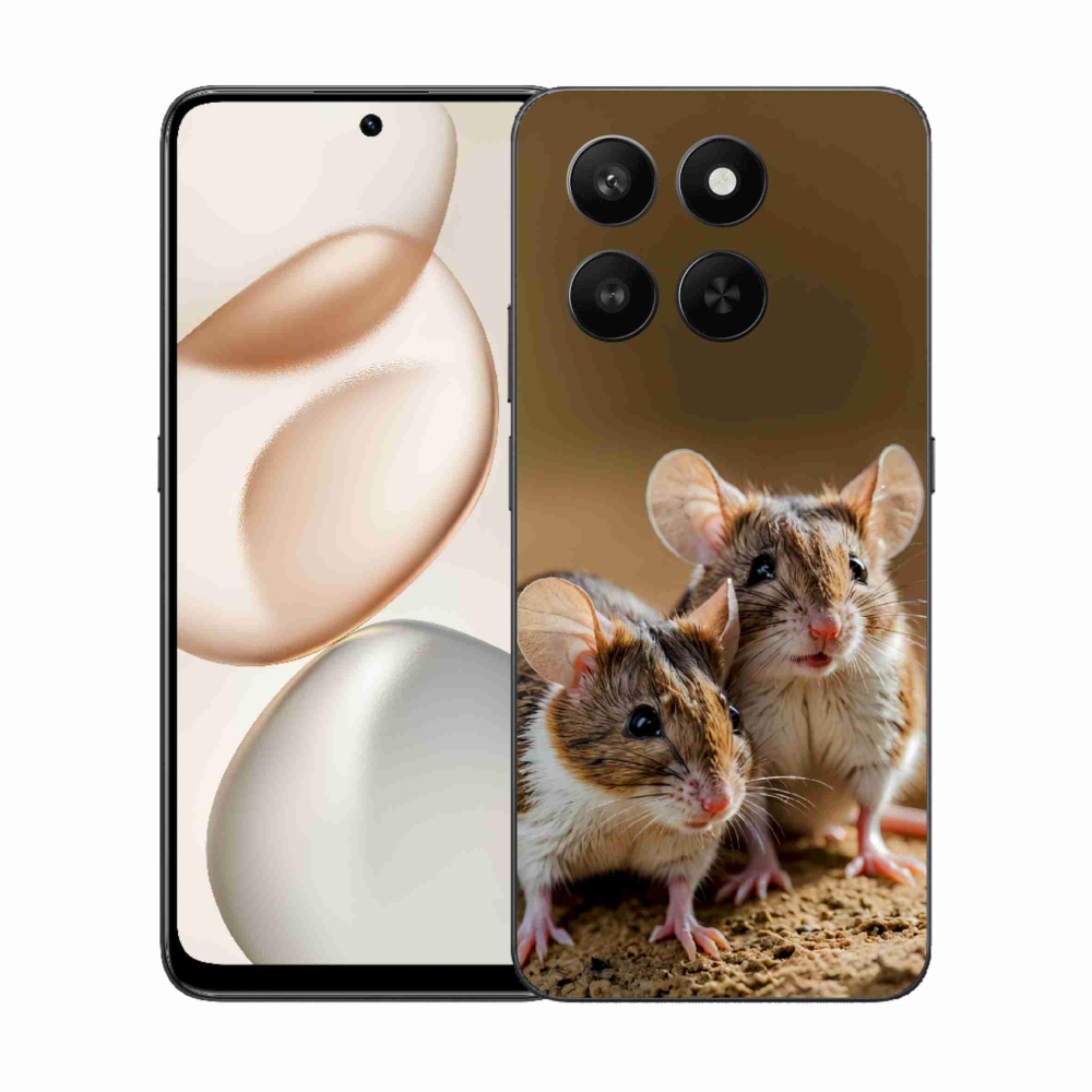 Gelový kryt mmCase na Honor 400 Smart 5G/4G/Honor X7d - myší duo