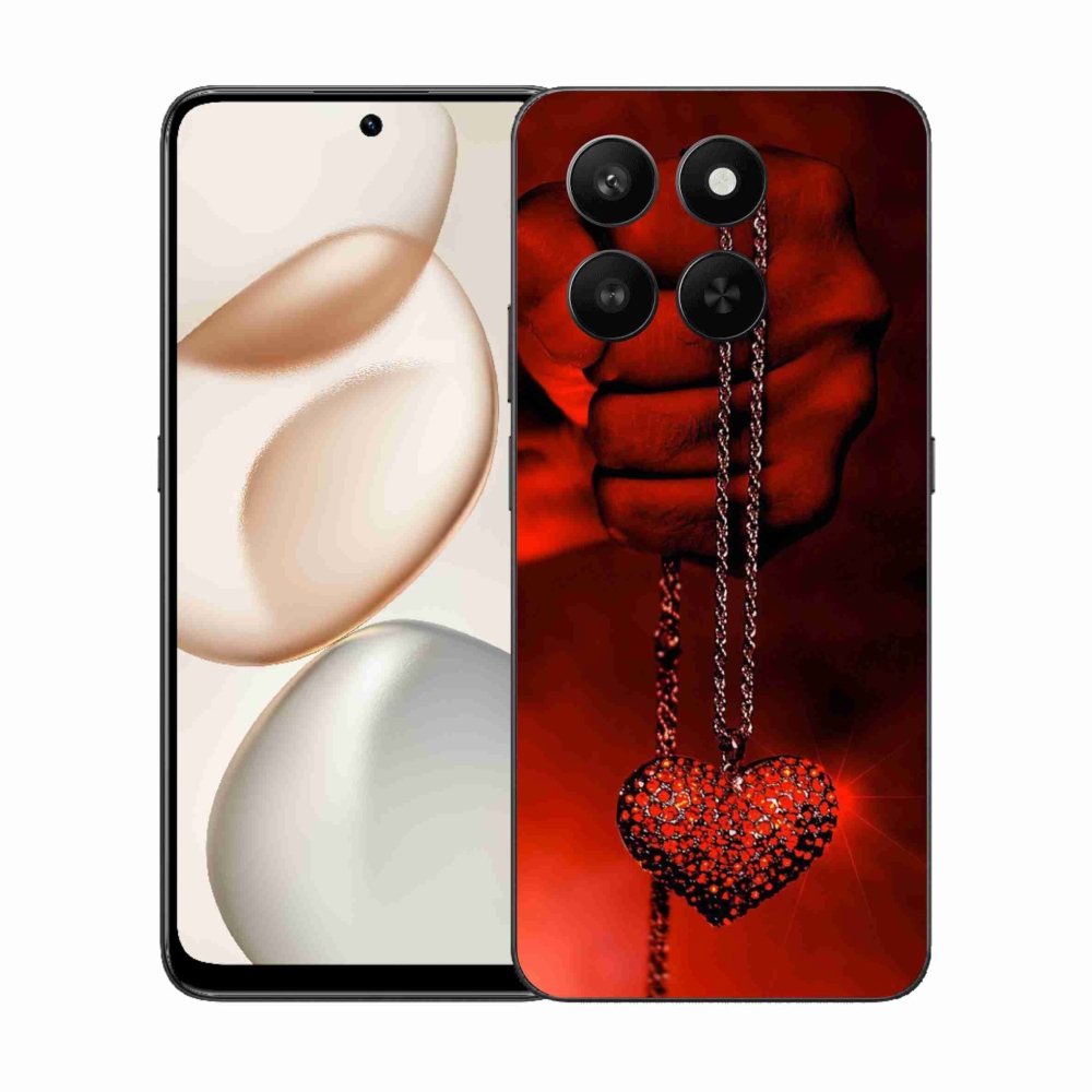 Gelový kryt mmCase na Honor 400 Smart 5G/4G/Honor X7d - náhrdelník