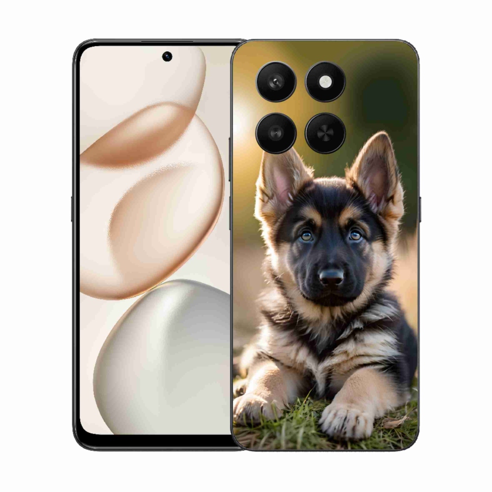 Gelový kryt mmCase na Honor 400 Smart 5G/4G/Honor X7d - německý ovčák v přírodě