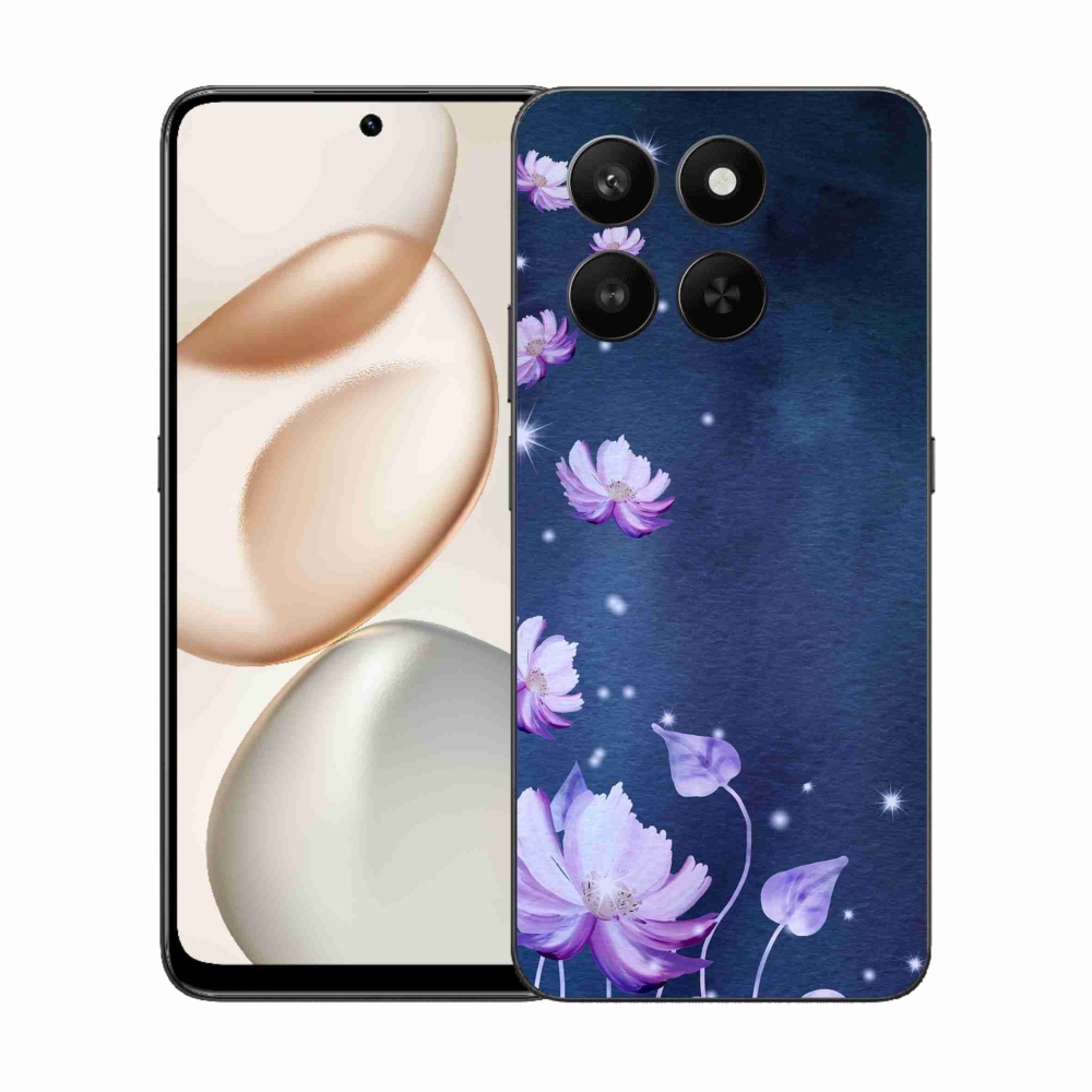 Gelový kryt mmCase na Honor 400 Smart 5G/4G/Honor X7d - padající květy
