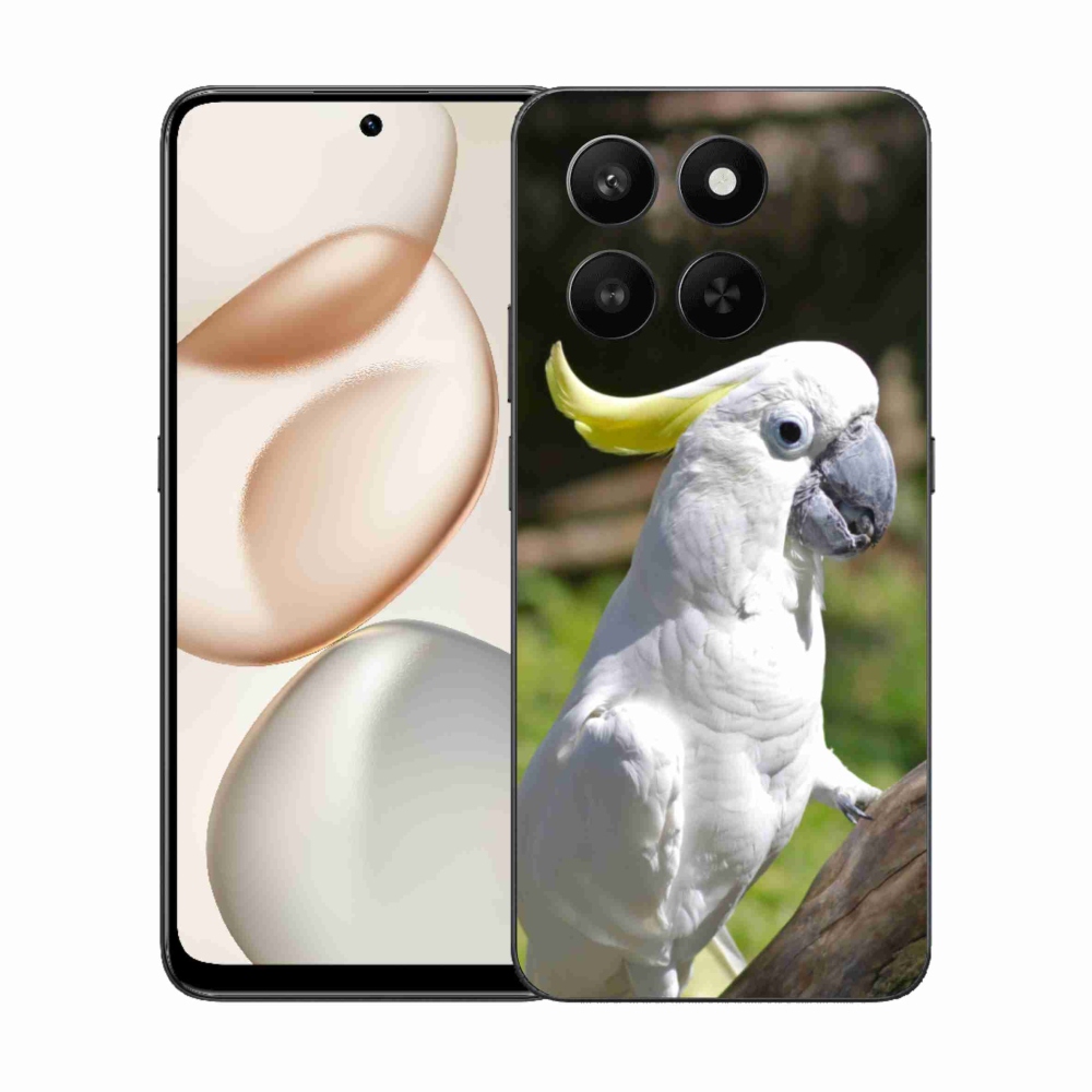 Gelový kryt mmCase na Honor 400 Smart 5G/4G/Honor X7d - papoušek kakadu 2