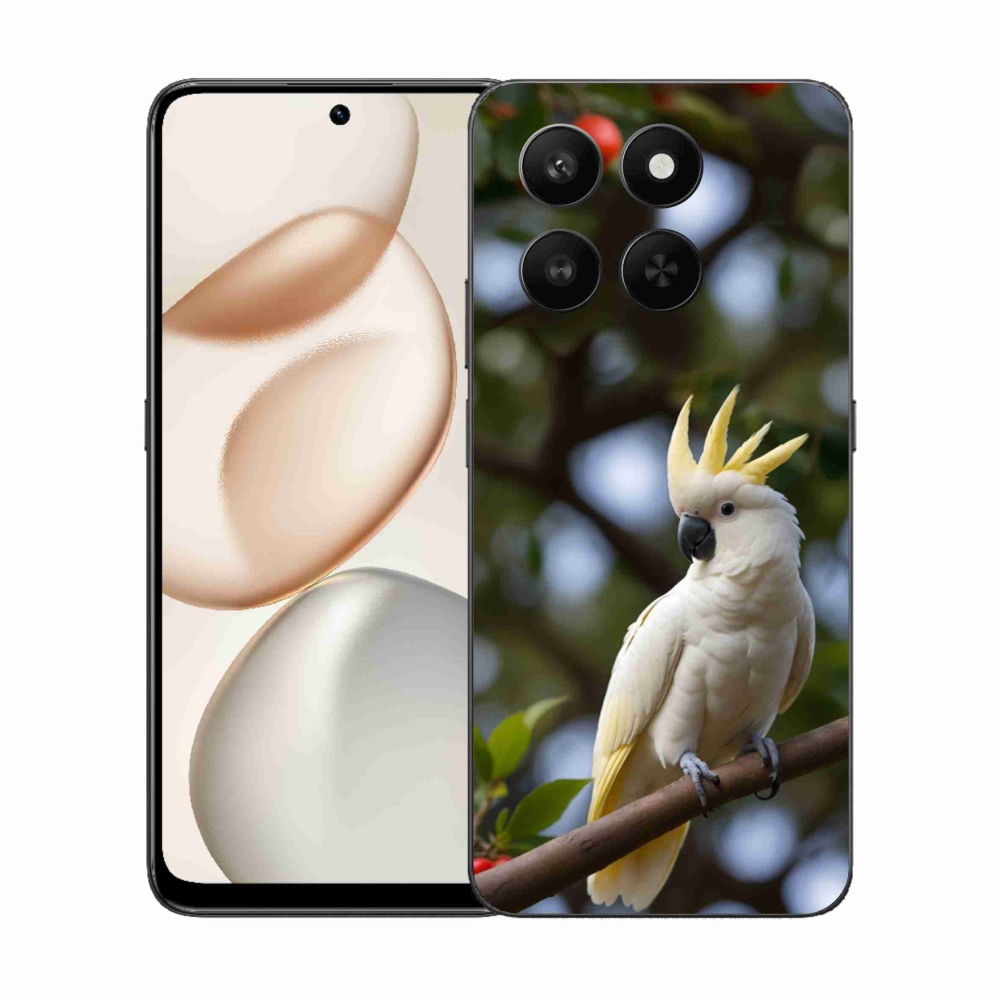 Gelový kryt mmCase na Honor 400 Smart 5G/4G/Honor X7d - papoušek kakadu 3