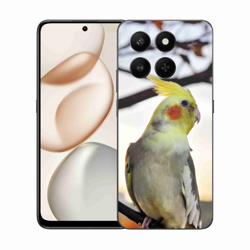 Gelový kryt mmCase na Honor 400 Smart 5G/4G/Honor X7d - papoušek korela