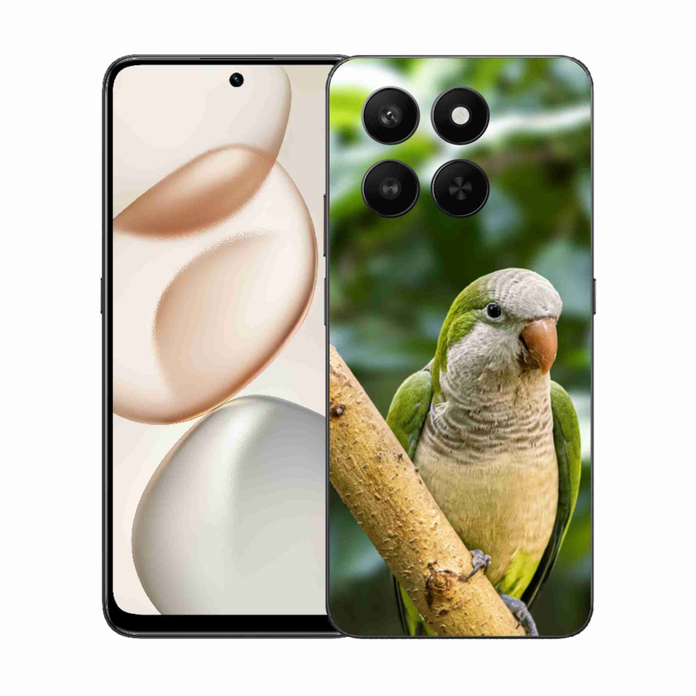 Gelový kryt mmCase na Honor 400 Smart 5G/4G/Honor X7d - papoušek mníšek