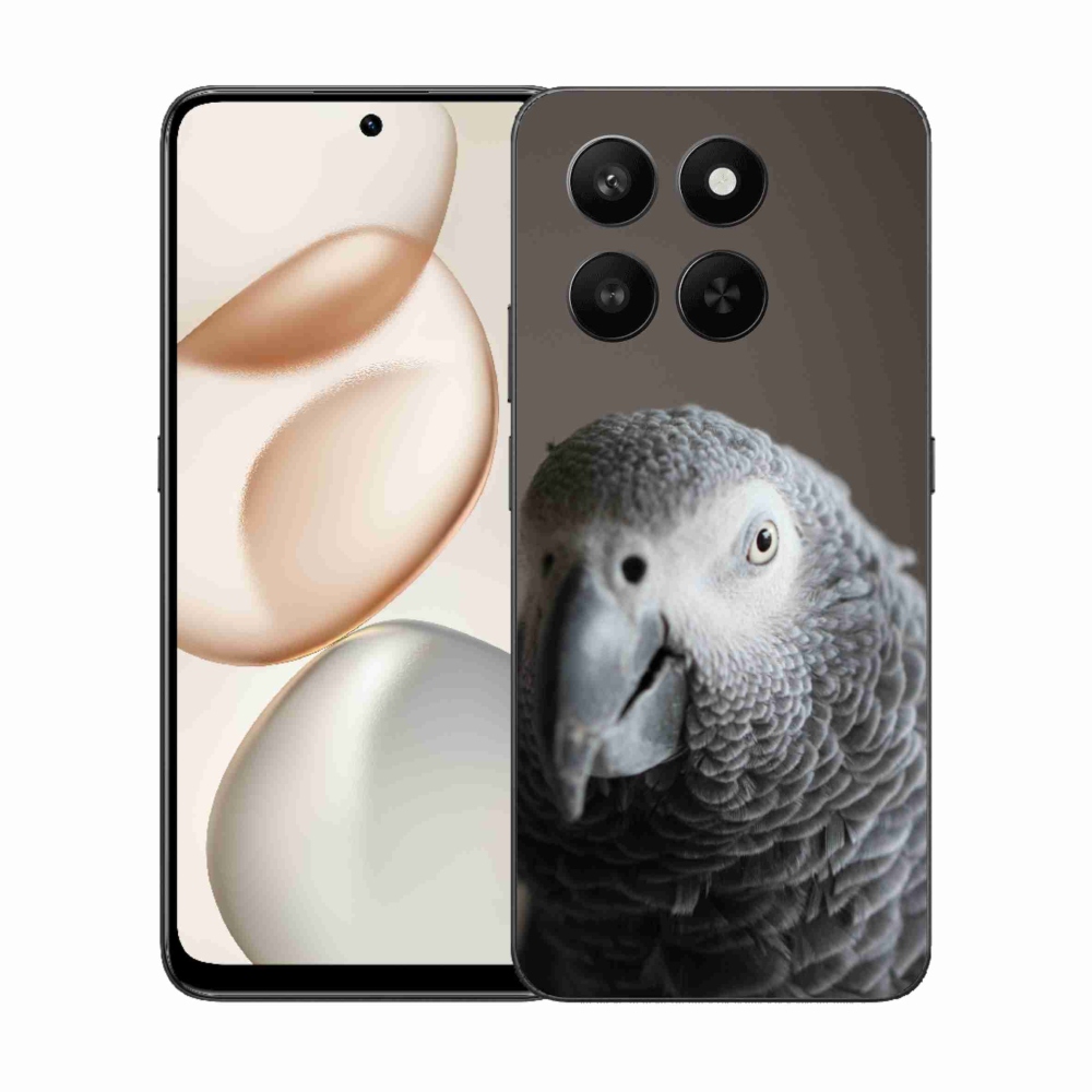 Gelový kryt mmCase na Honor 400 Smart 5G/4G/Honor X7d - papoušek žako 2