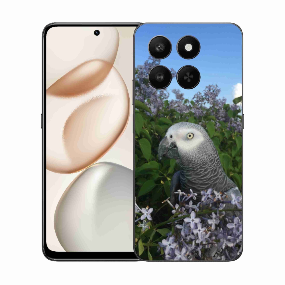 Gelový kryt mmCase na Honor 400 Smart 5G/4G/Honor X7d - papoušek žako