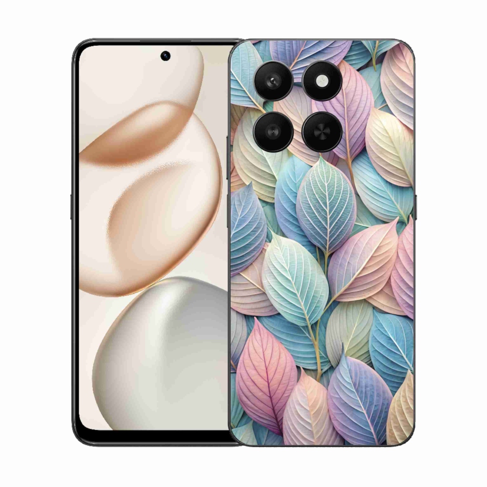 Gelový kryt mmCase na Honor 400 Smart 5G/4G/Honor X7d - pastelové listy