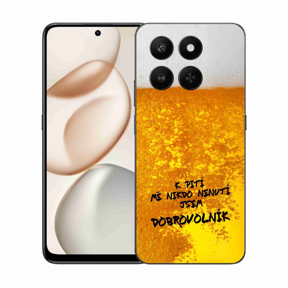 Gelový kryt mmCase na Honor 400 Smart 5G/4G/Honor X7d - pivní motiv 4