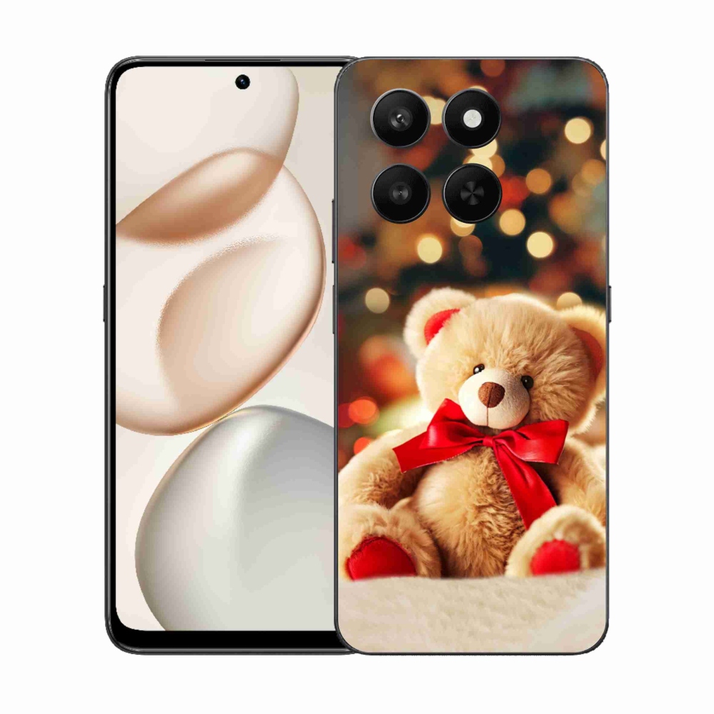 Gelový kryt mmCase na Honor 400 Smart 5G/4G/Honor X7d - plyšový medvídek
