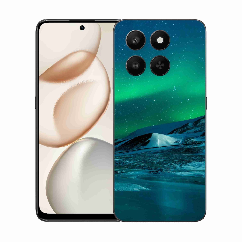 Gelový kryt mmCase na Honor 400 Smart 5G/4G/Honor X7d - polární záře