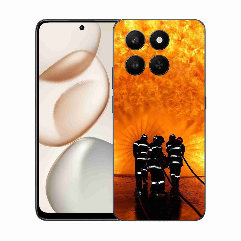 Gelový kryt mmCase na Honor 400 Smart 5G/4G/Honor X7d - požár