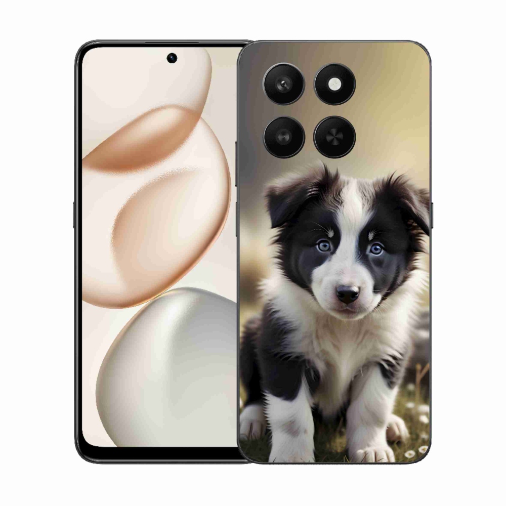 Gelový kryt mmCase na Honor 400 Smart 5G/4G/Honor X7d - roztomilá border kolie
