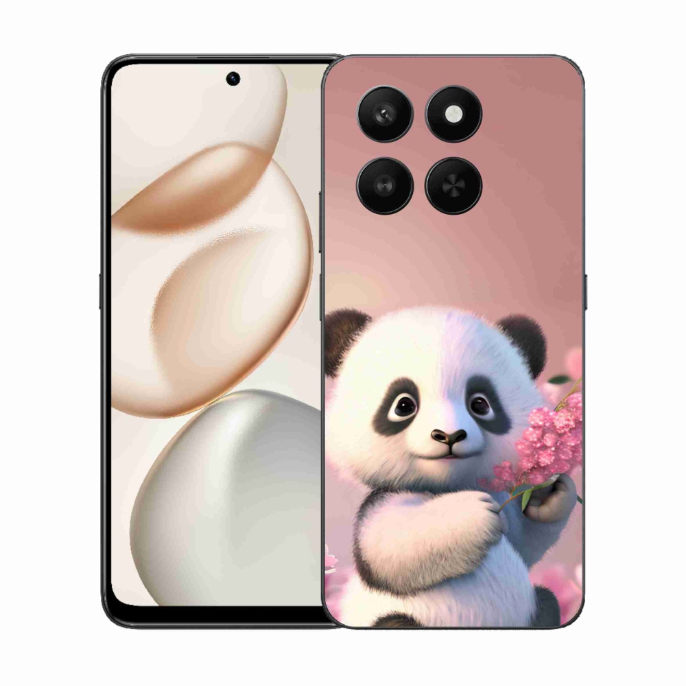 Gelový kryt mmCase na Honor 400 Smart 5G/4G/Honor X7d - roztomilá panda