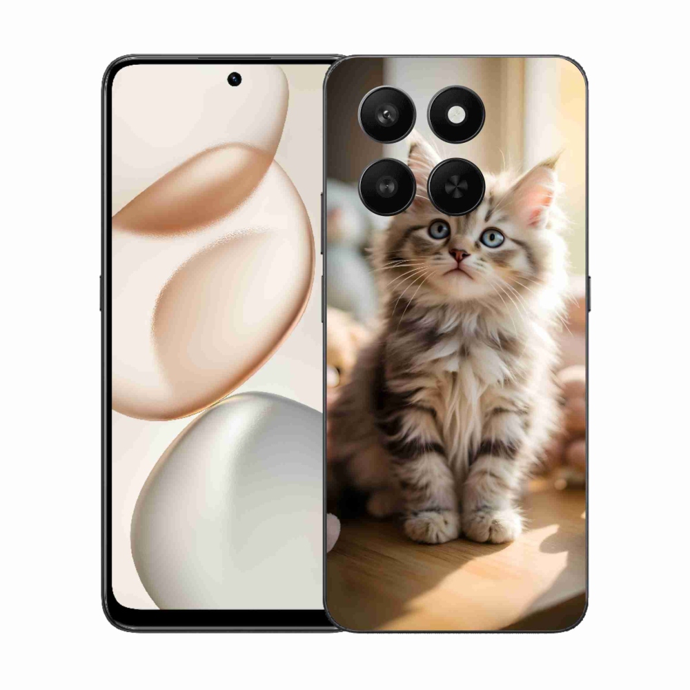 Gelový kryt mmCase na Honor 400 Smart 5G/4G/Honor X7d - roztomilé kotě 10