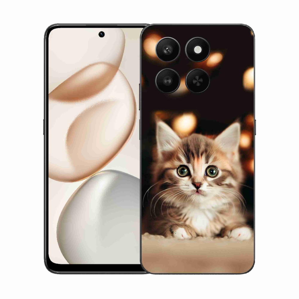 Gelový kryt mmCase na Honor 400 Smart 5G/4G/Honor X7d - roztomilé kotě 2