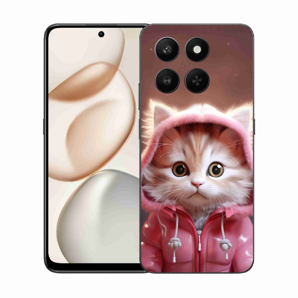 Gelový kryt mmCase na Honor 400 Smart 5G/4G/Honor X7d - roztomilé kotě 3