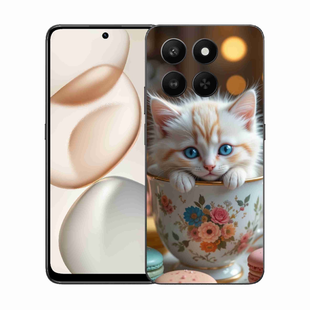 Gelový kryt mmCase na Honor 400 Smart 5G/4G/Honor X7d - roztomilé kotě 6