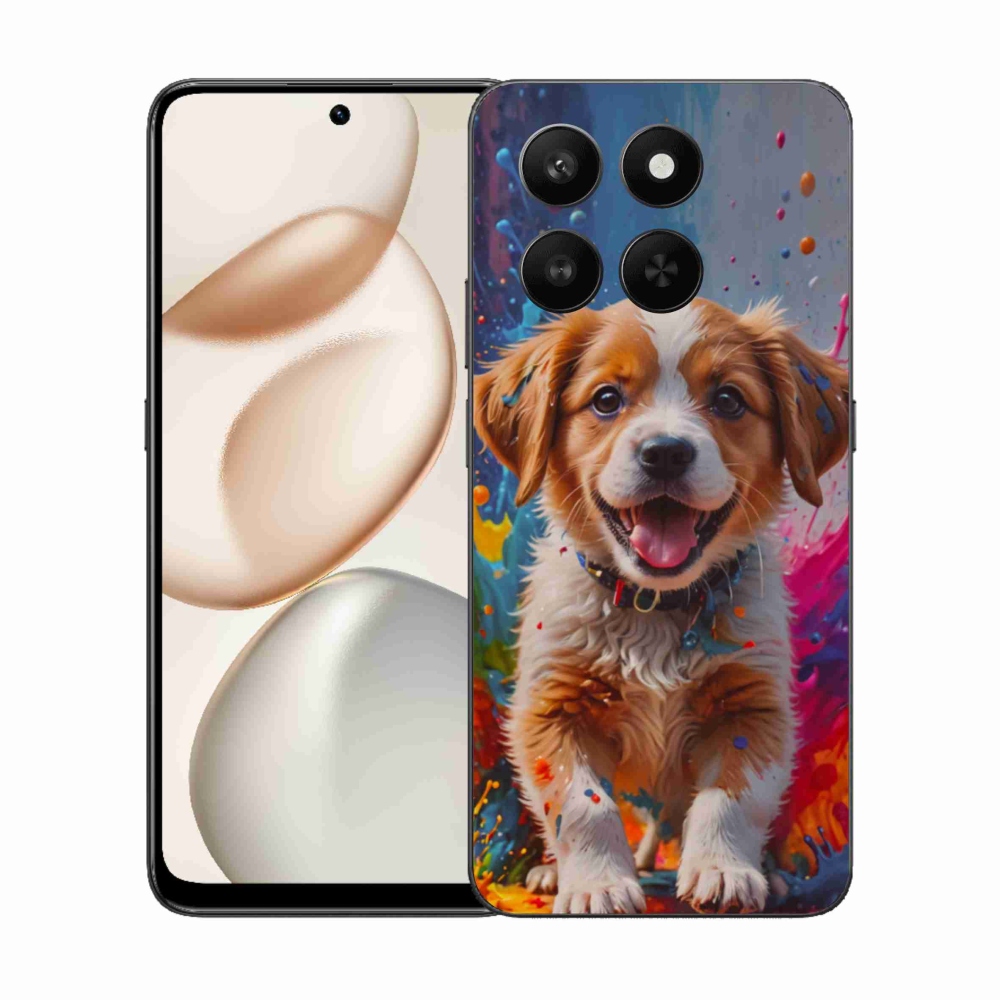 Gelový kryt mmCase na Honor 400 Smart 5G/4G/Honor X7d - roztomilé štěně 3
