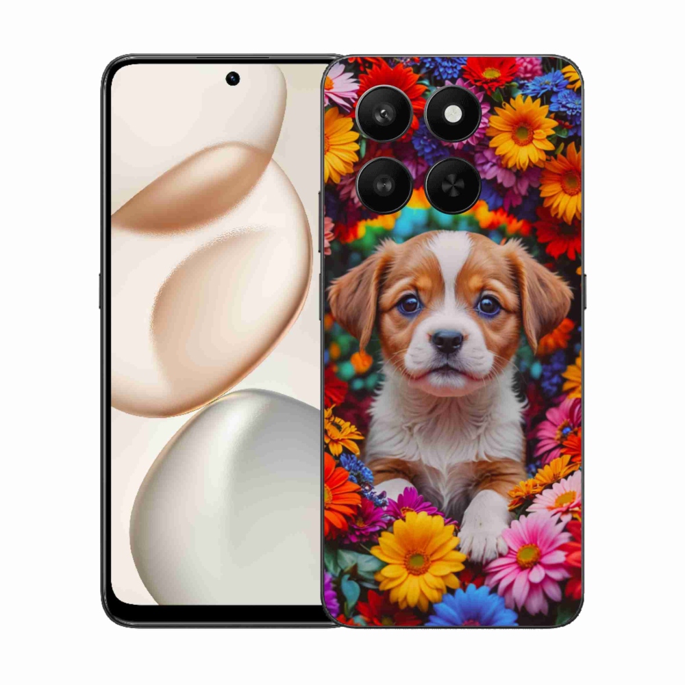 Gelový kryt mmCase na Honor 400 Smart 5G/4G/Honor X7d - roztomilé štěně