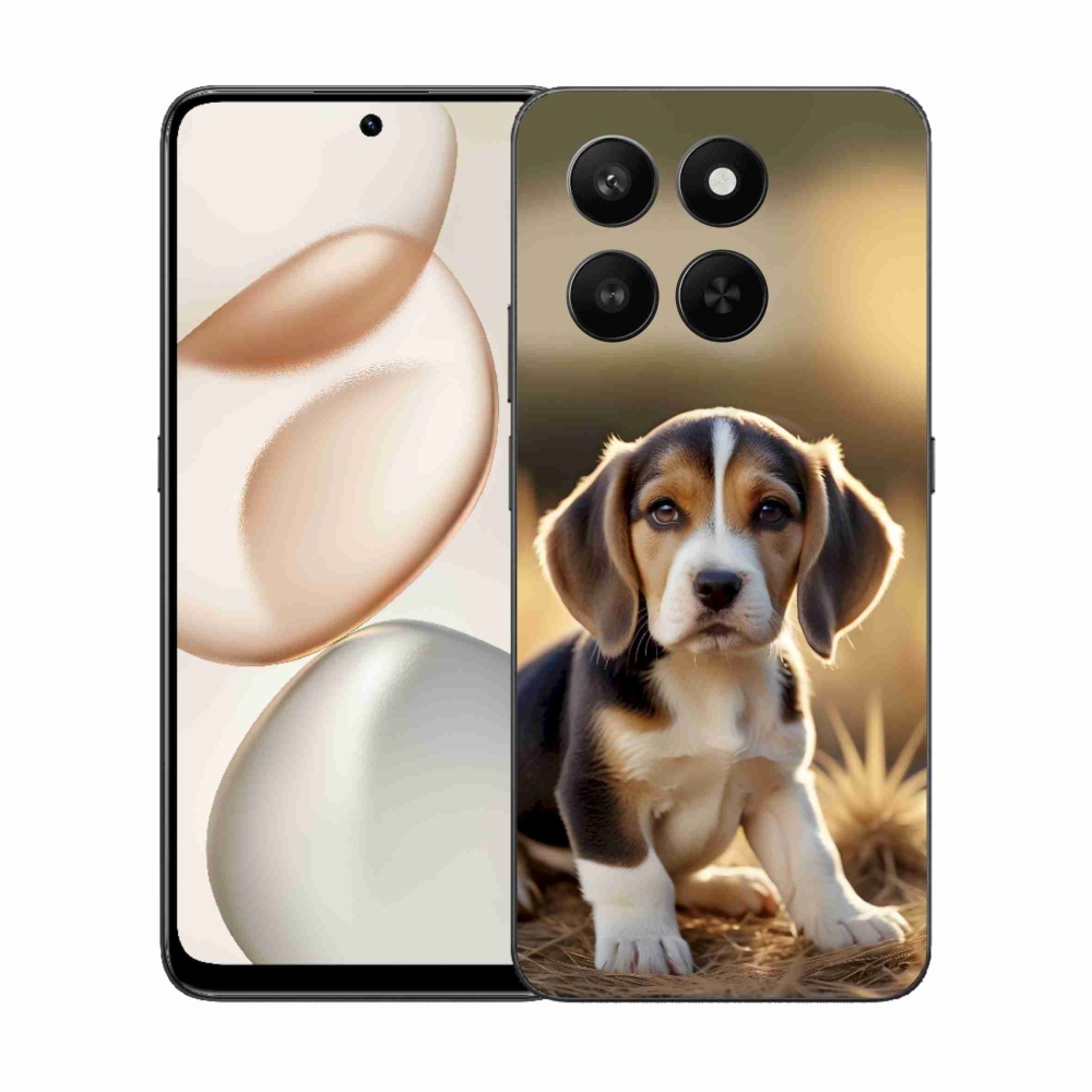 Gelový kryt mmCase na Honor 400 Smart 5G/4G/Honor X7d - roztomilý bígl