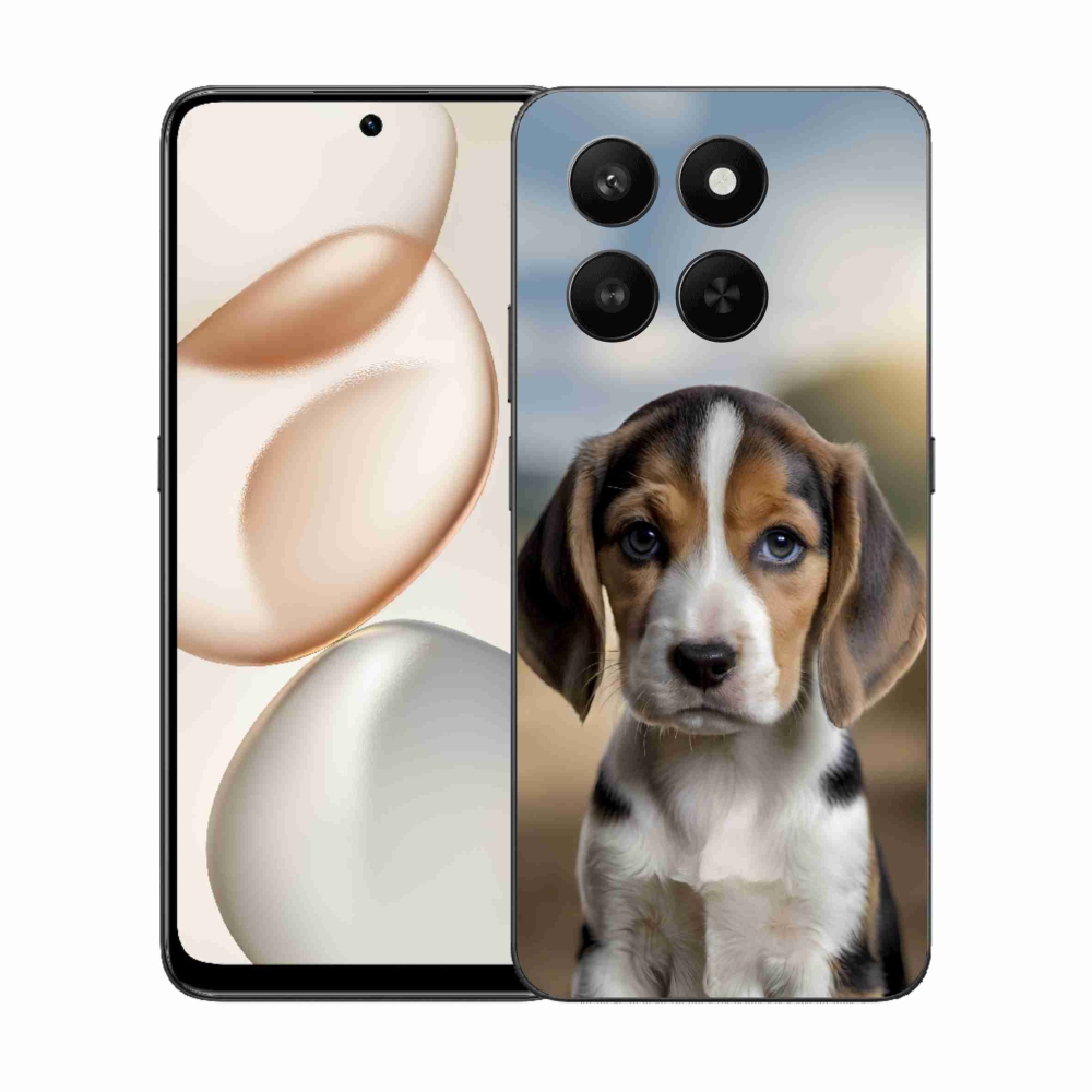 Gelový kryt mmCase na Honor 400 Smart 5G/4G/Honor X7d - roztomilý bígl