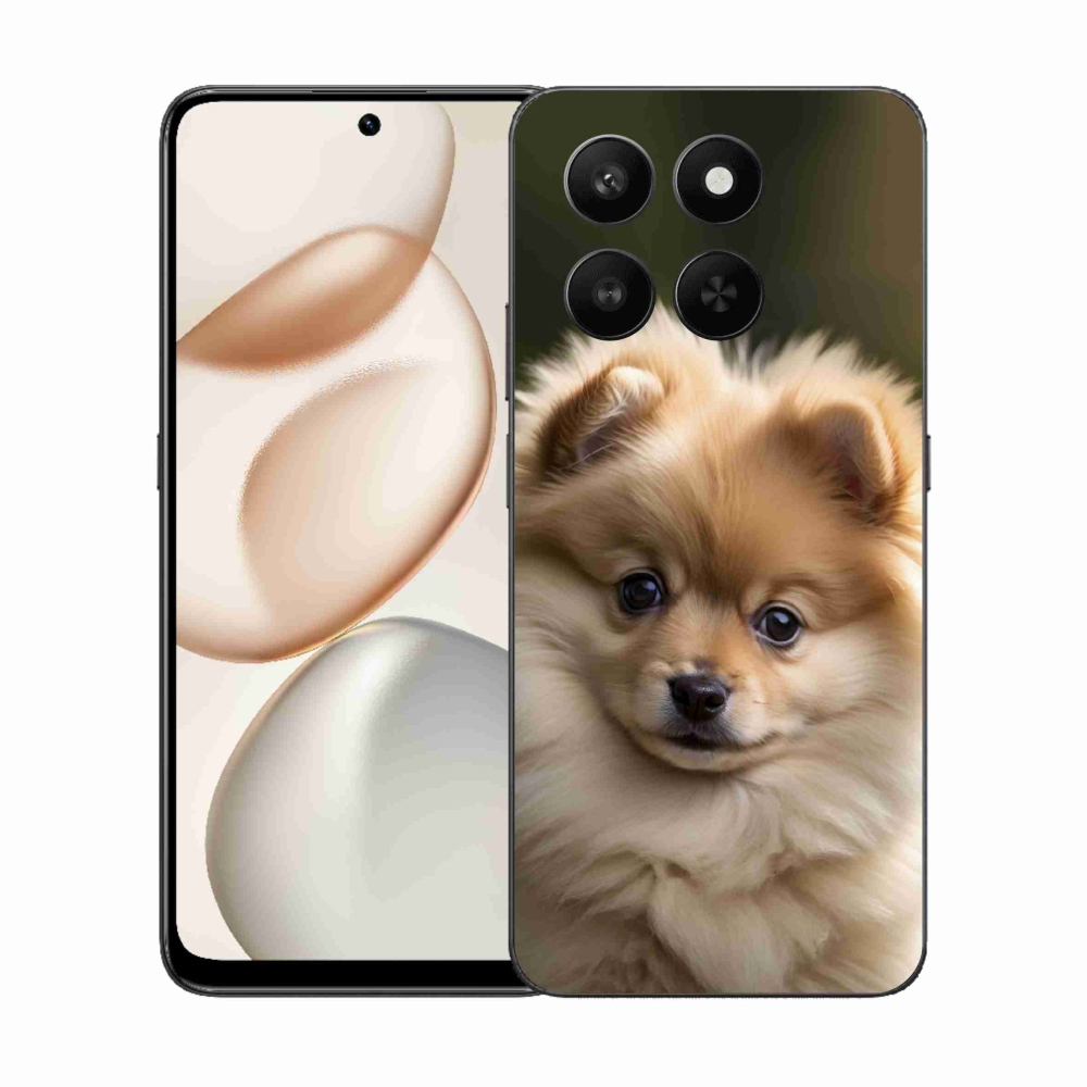 Gelový kryt mmCase na Honor 400 Smart 5G/4G/Honor X7d - roztomilý pomeranian 2