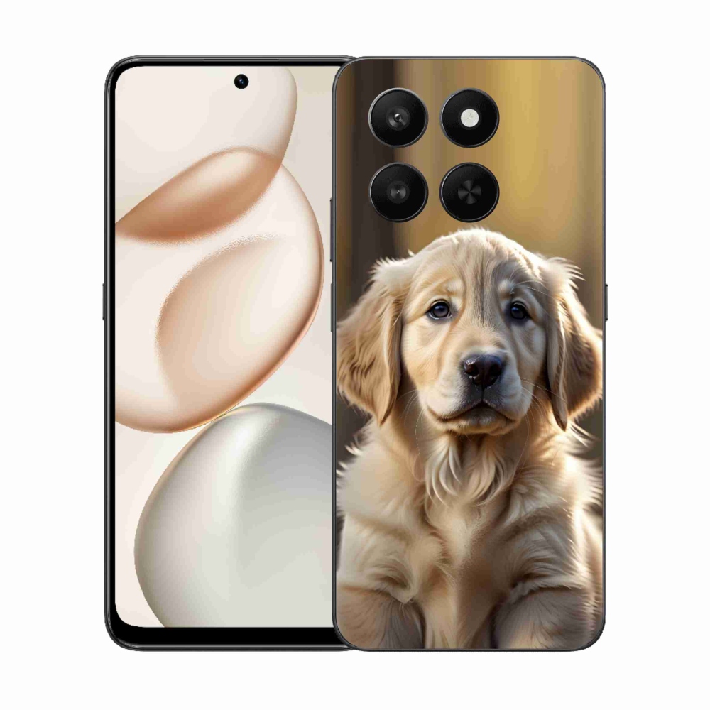Gelový kryt mmCase na Honor 400 Smart 5G/4G/Honor X7d - roztomilý zlatý retrívr