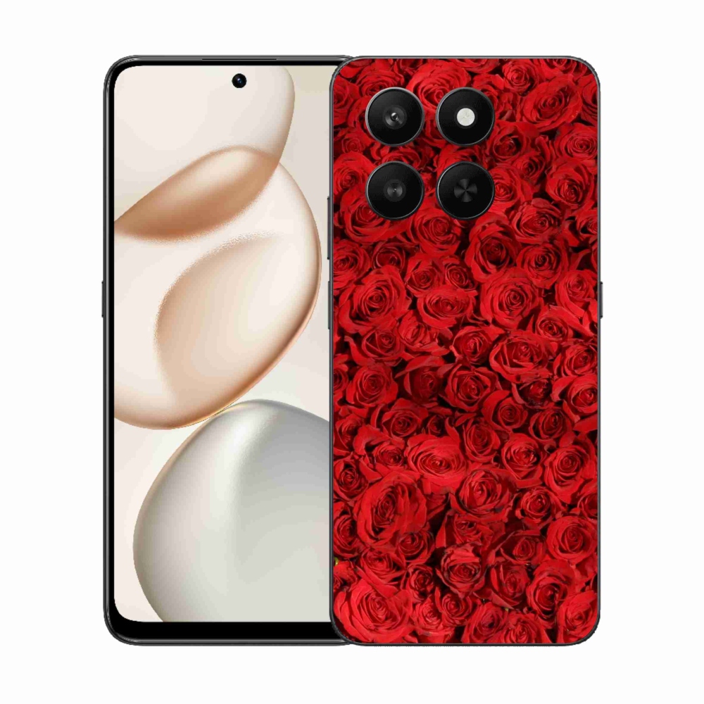 Gelový kryt mmCase na Honor 400 Smart 5G/4G/Honor X7d - růže