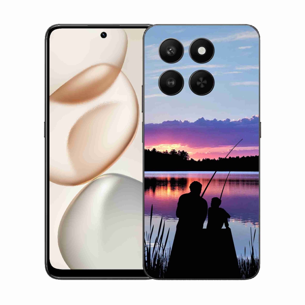 Gelový kryt mmCase na Honor 400 Smart 5G/4G/Honor X7d - rybaření 2