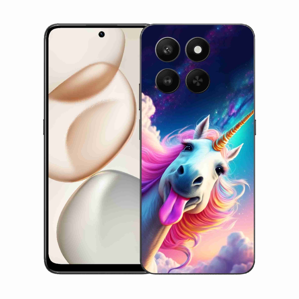 Gelový kryt mmCase na Honor 400 Smart 5G/4G/Honor X7d - šílený jednorožec