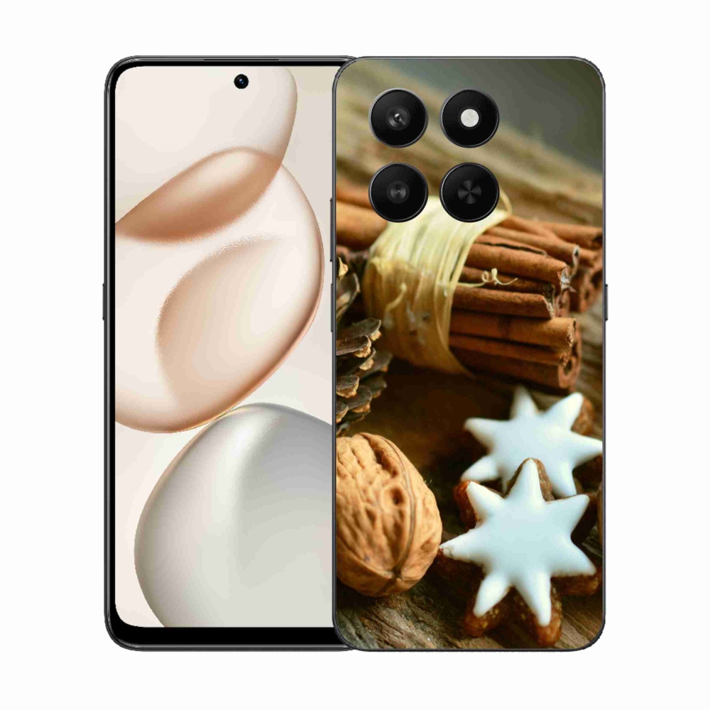 Gelový kryt mmCase na Honor 400 Smart 5G/4G/Honor X7d - skořice a perníčky