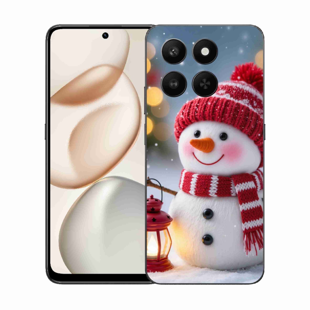Gelový kryt mmCase na Honor 400 Smart 5G/4G/Honor X7d - sněhulák 2