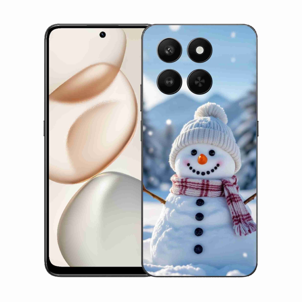 Gelový kryt mmCase na Honor 400 Smart 5G/4G/Honor X7d - sněhulák 3
