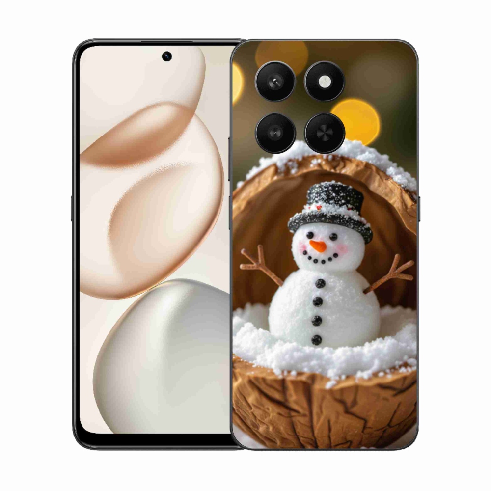 Gelový kryt mmCase na Honor 400 Smart 5G/4G/Honor X7d - sněhulák 4