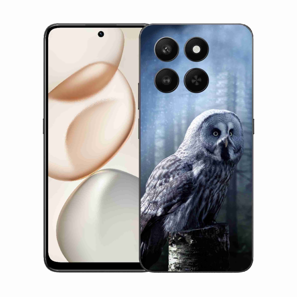 Gelový kryt mmCase na Honor 400 Smart 5G/4G/Honor X7d - sova