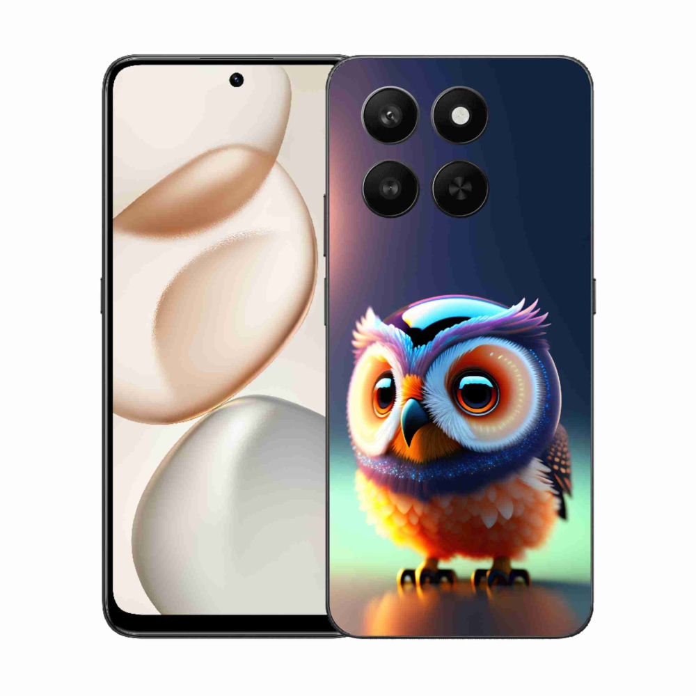 Gelový kryt mmCase na Honor 400 Smart 5G/4G/Honor X7d - sovička