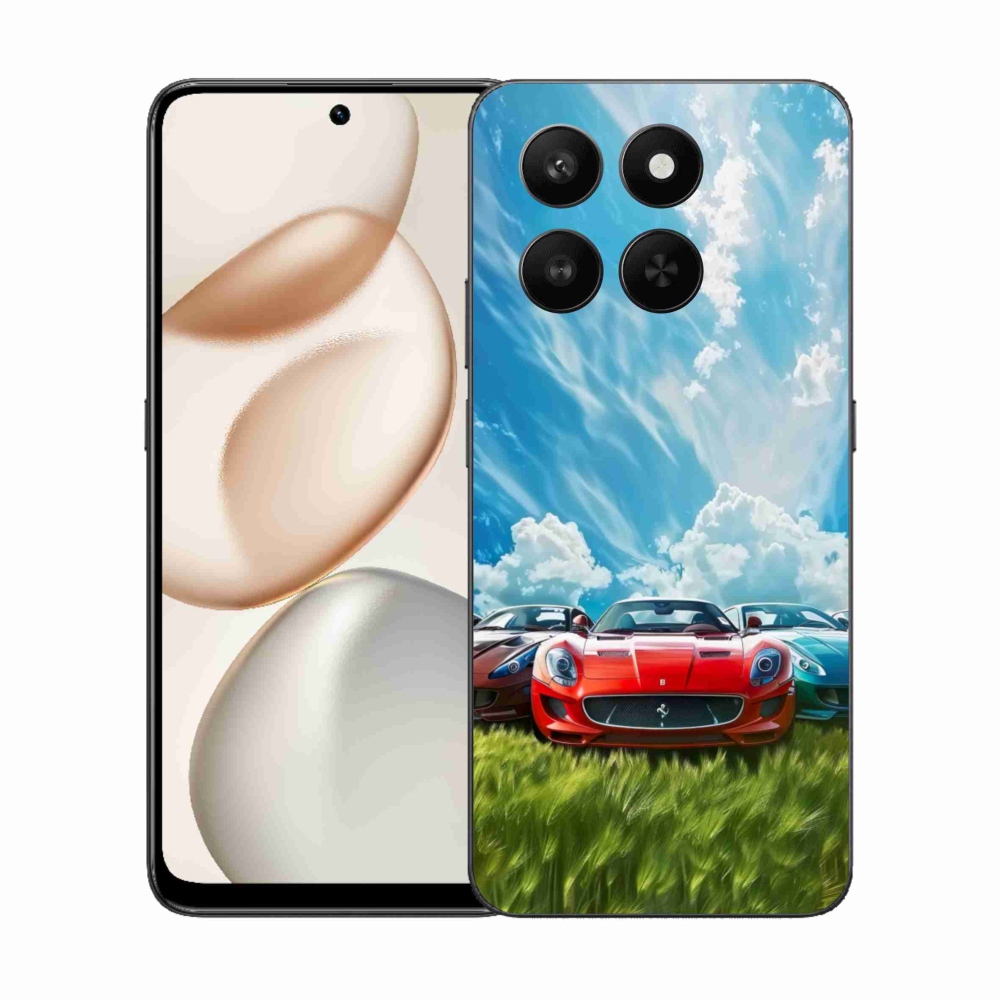 Gelový kryt mmCase na Honor 400 Smart 5G/4G/Honor X7d - sportovní vozy