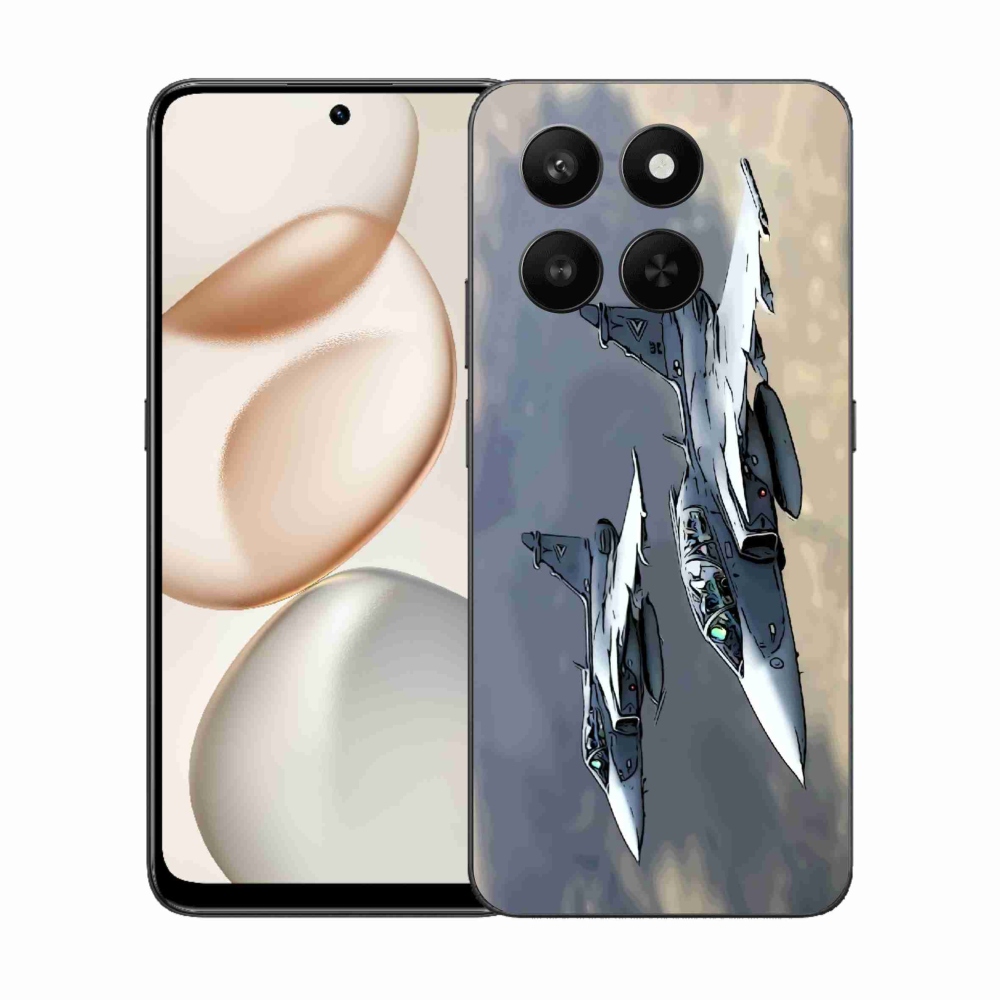 Gelový kryt mmCase na Honor 400 Smart 5G/4G/Honor X7d - stíhačky